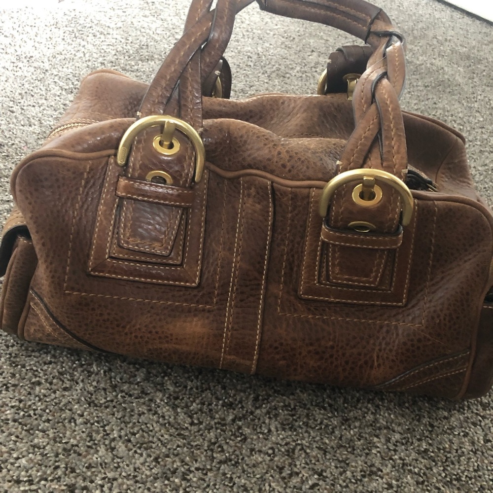 Leather Coach bag